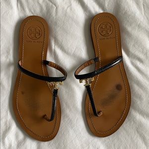 Leather Tory Burch Sandals
